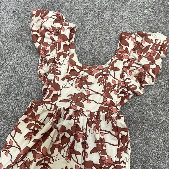 Kate Quinn Floral Ruffle Jumpsuit - Picture 2 of 9